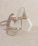 Victoria- Pearl Strap Heel