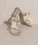 Victoria- Pearl Strap Heel