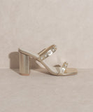 Victoria- Pearl Strap Heel