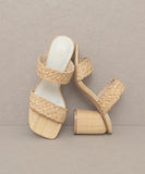 Kayla Raffia Heels