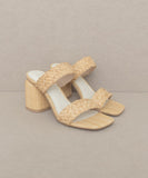 Kayla Raffia Heels